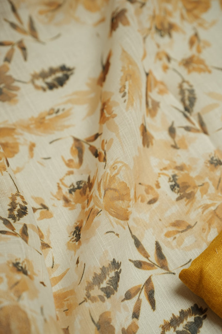 Art Linen Salwar TSS4767 Mustard Yellow