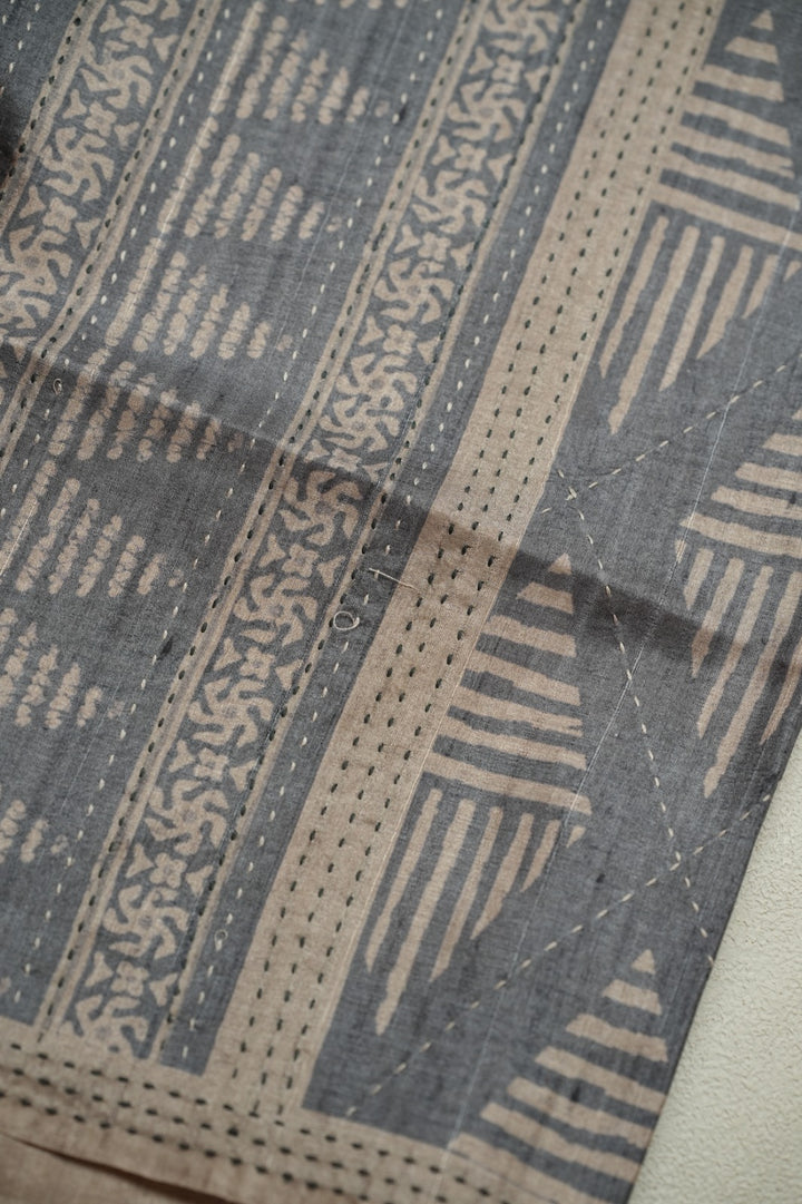 Semi Tussar Saree TSA0112