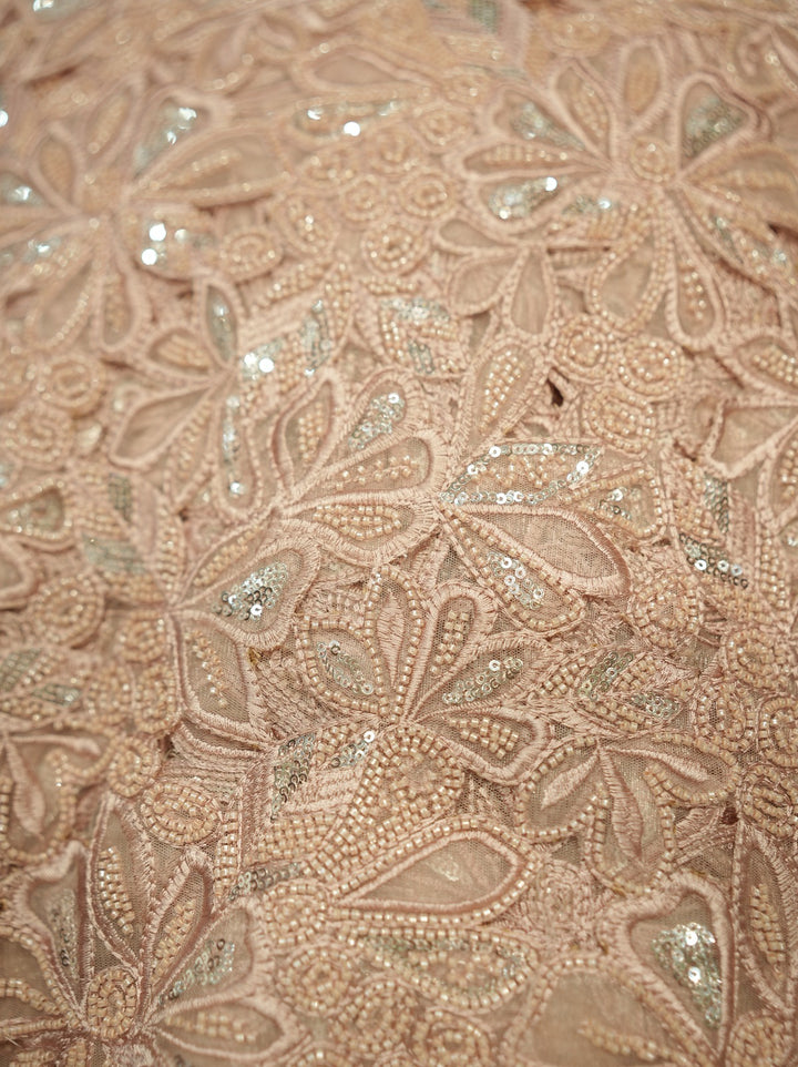 Cutwork Material TRF4774 Peach