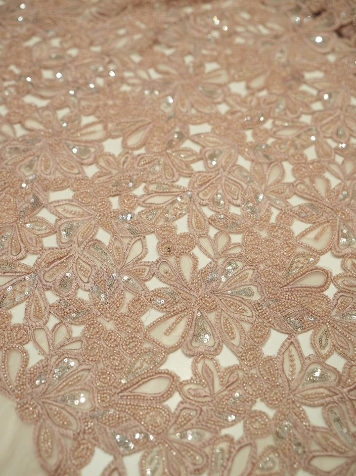 Cutwork Material TRF4774 Peach