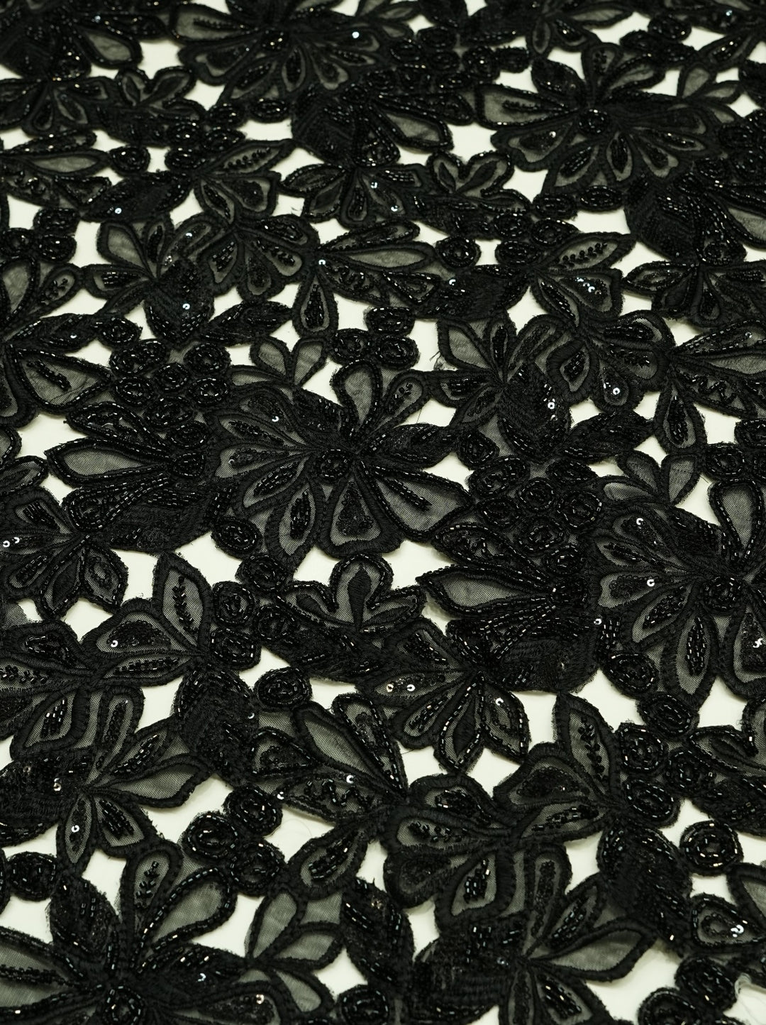 Cutwork Material TRF4774 Black
