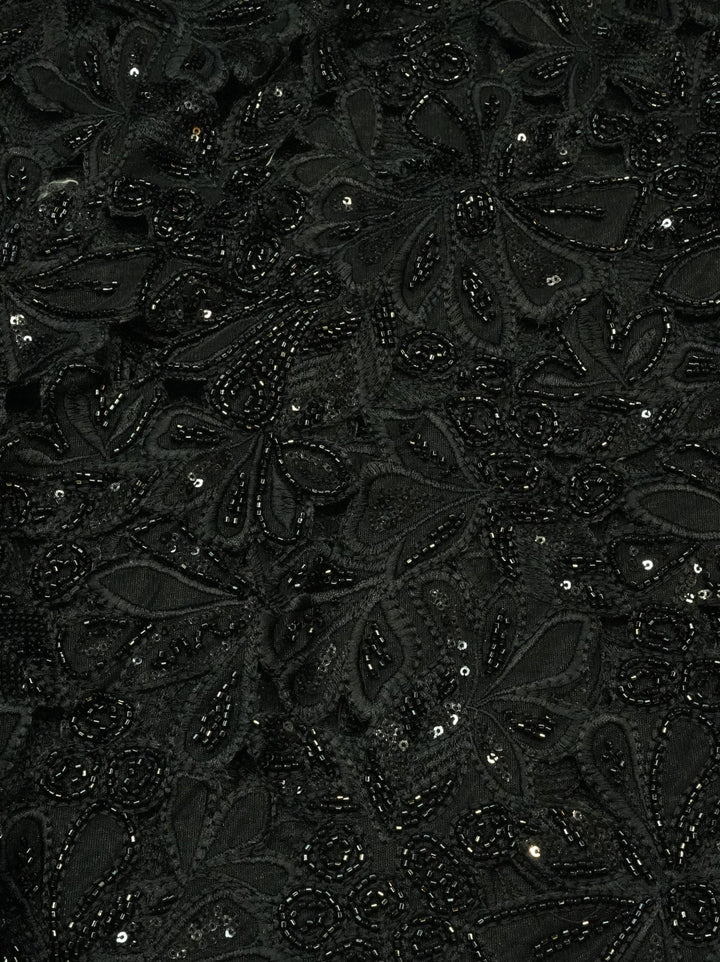 Cutwork Material TRF4774 Black