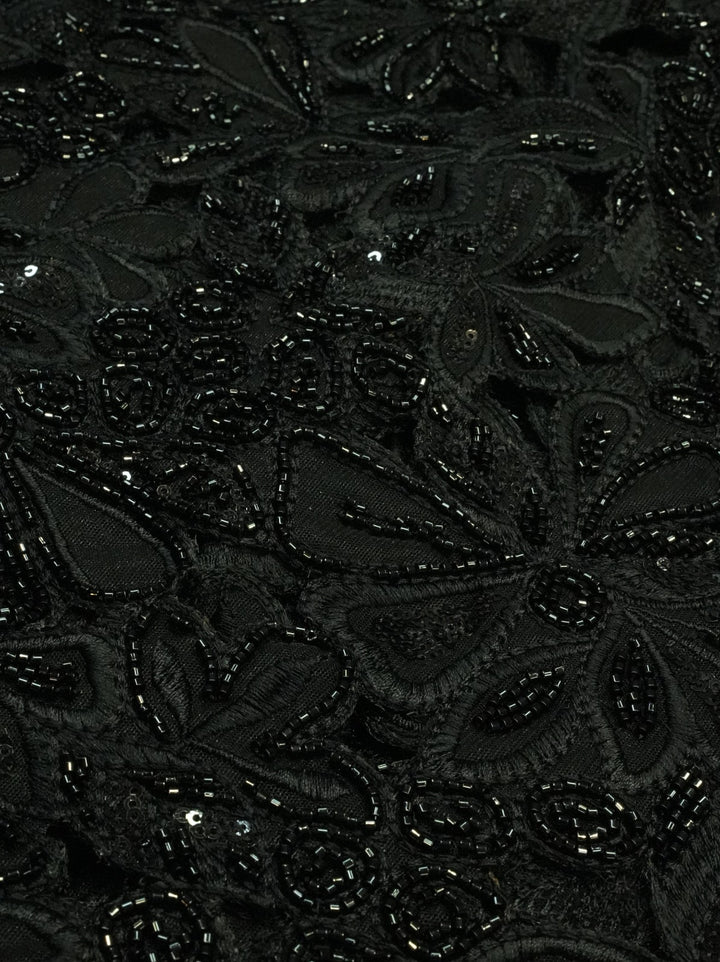 Cutwork Material TRF4774 Black