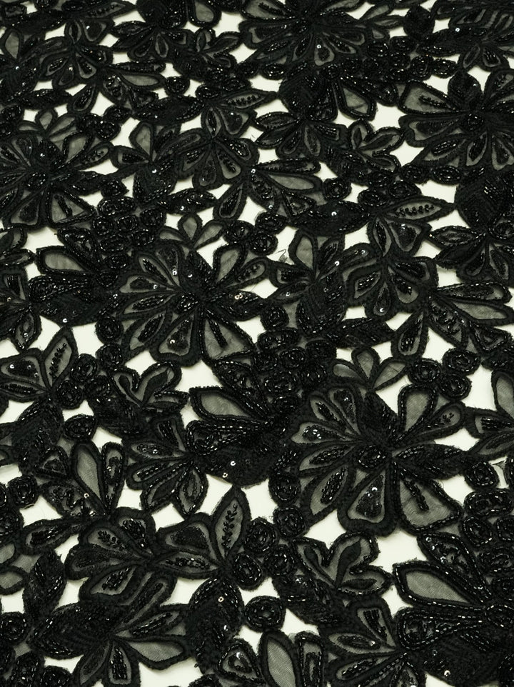 Cutwork Material TRF4774 Black