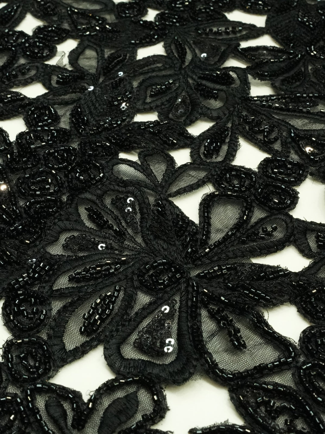 Cutwork Material TRF4774 Black