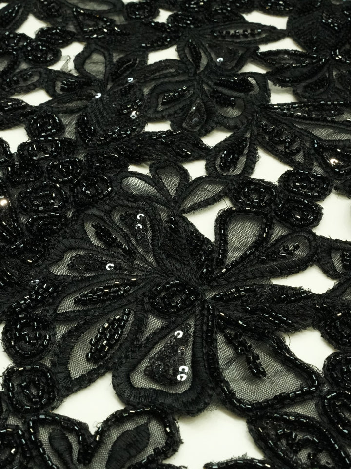 Cutwork Material TRF4774 Black