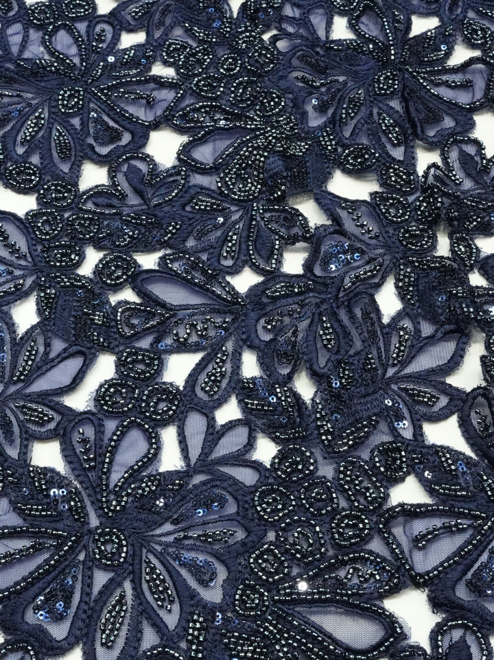 Cutwork Material TRF4774 Midnight Blue