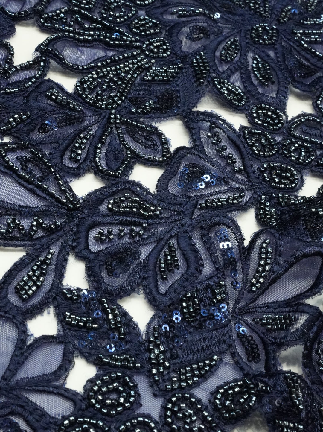 Cutwork Material TRF4774 Midnight Blue