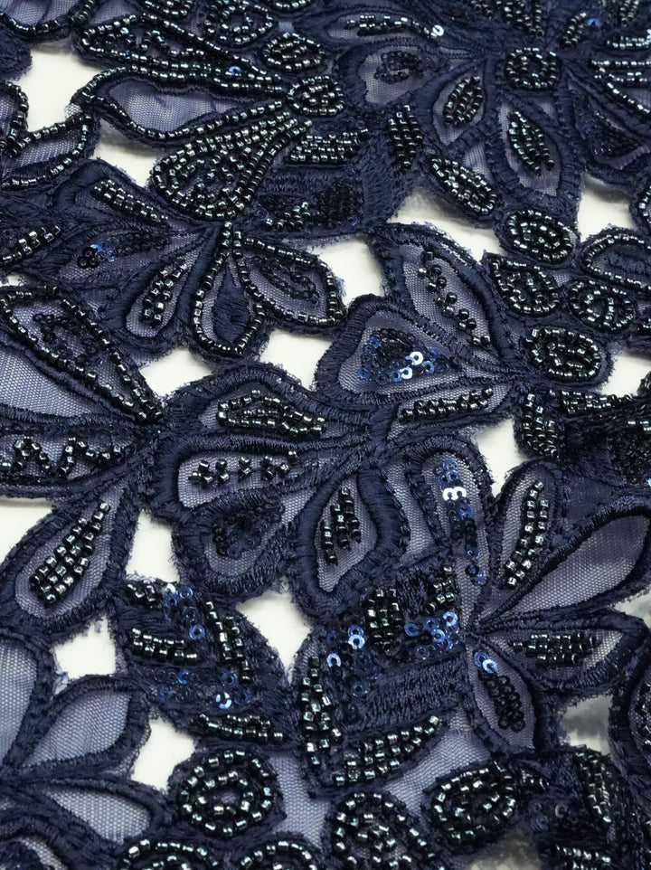 Cutwork Material TRF4774 Midnight Blue