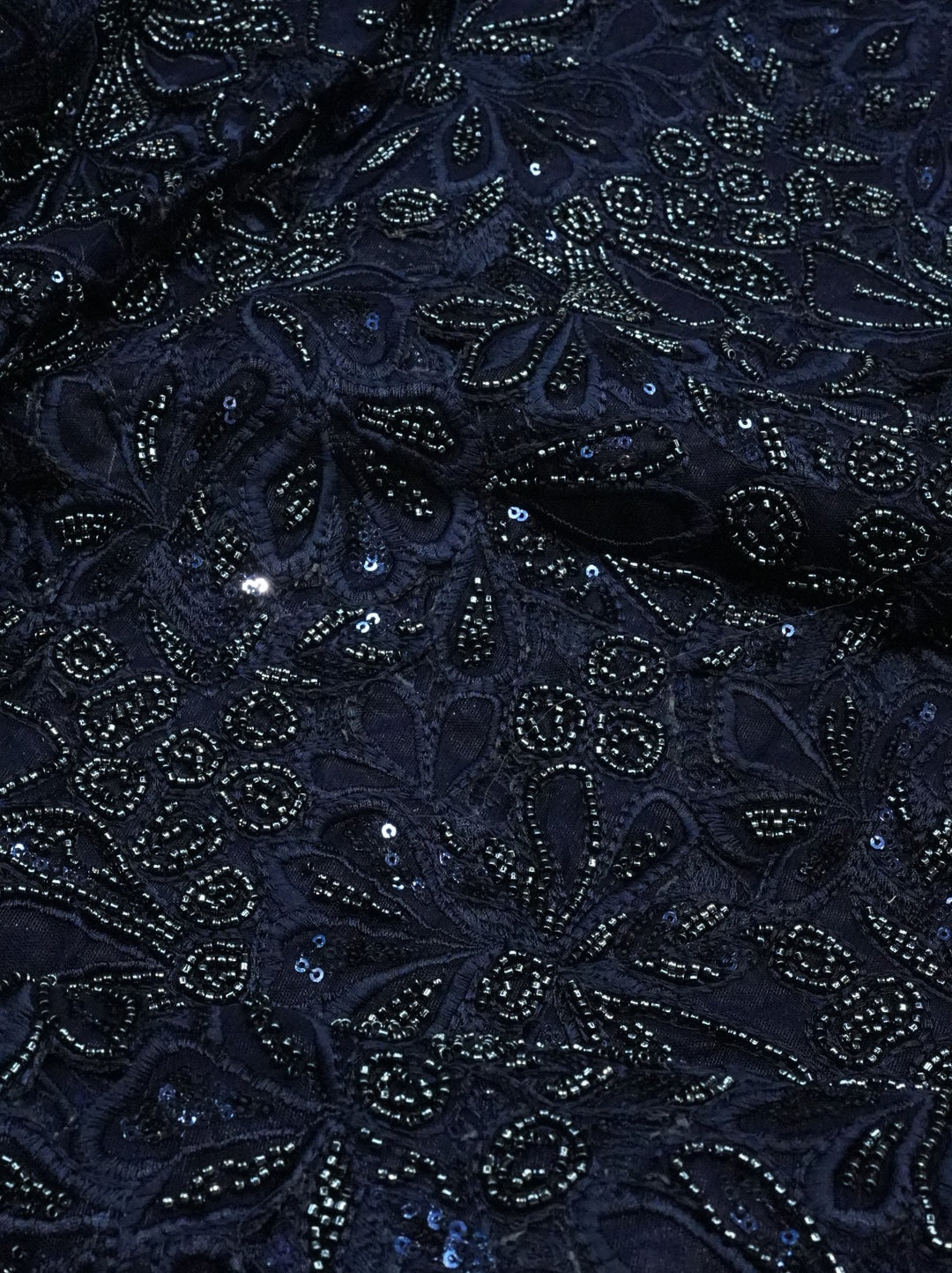 Cutwork Material TRF4774 Midnight Blue