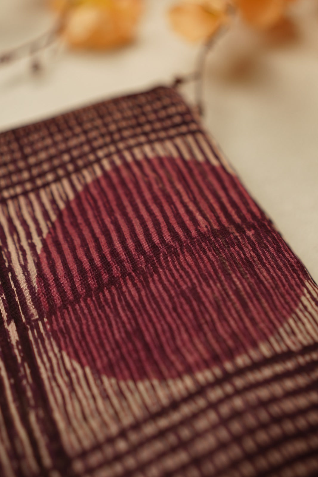 Chanderi Saree TSA4867 Wine