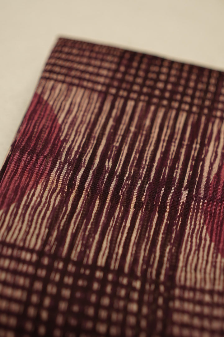 Chanderi Saree TSA4867 Wine