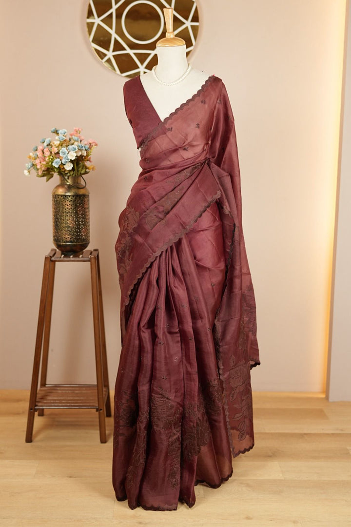Organza Saree TSA4827