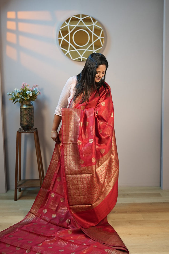 Banarasi Saree TSA4836 Red