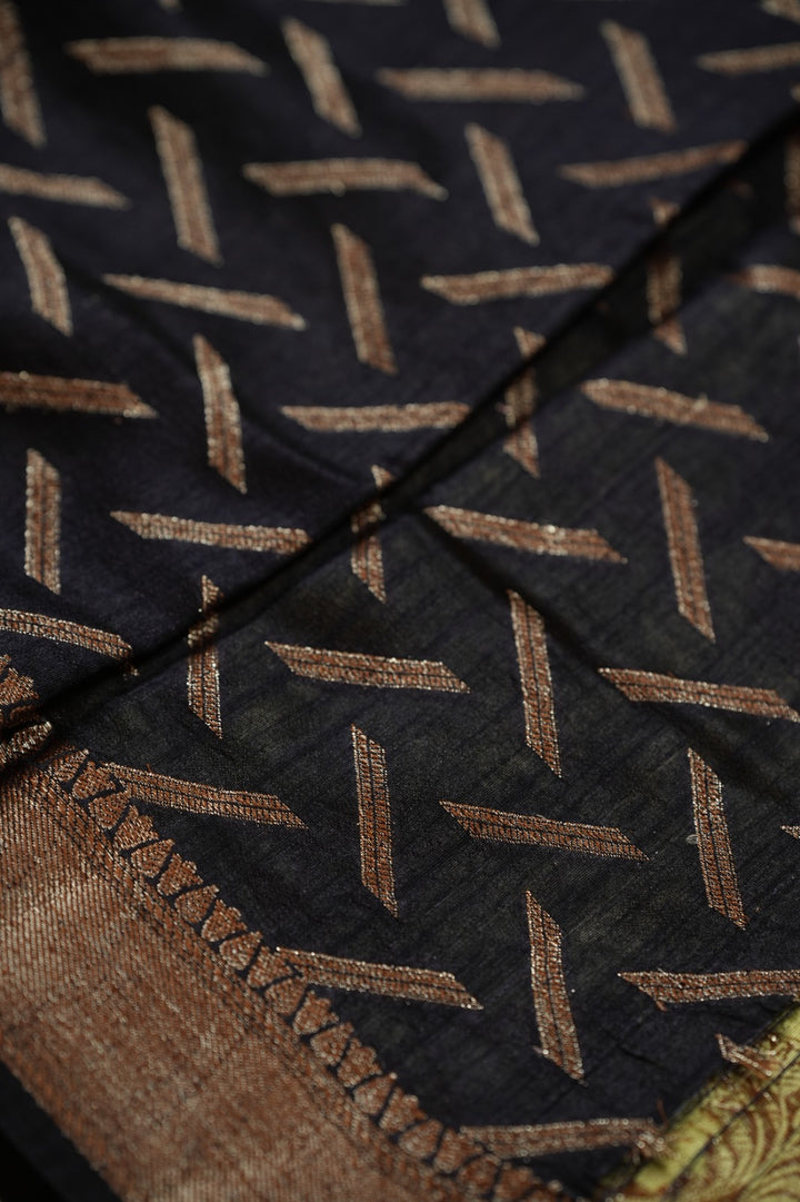 Tussar Linen Saree TSA4838