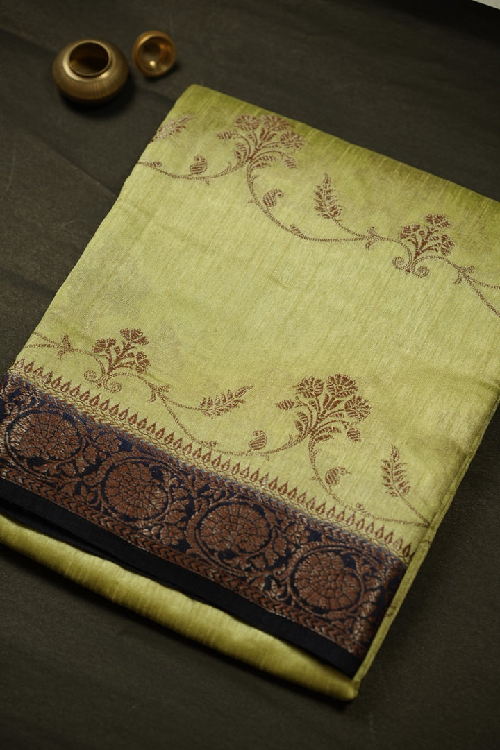 Tussar Linen Saree TSA4838