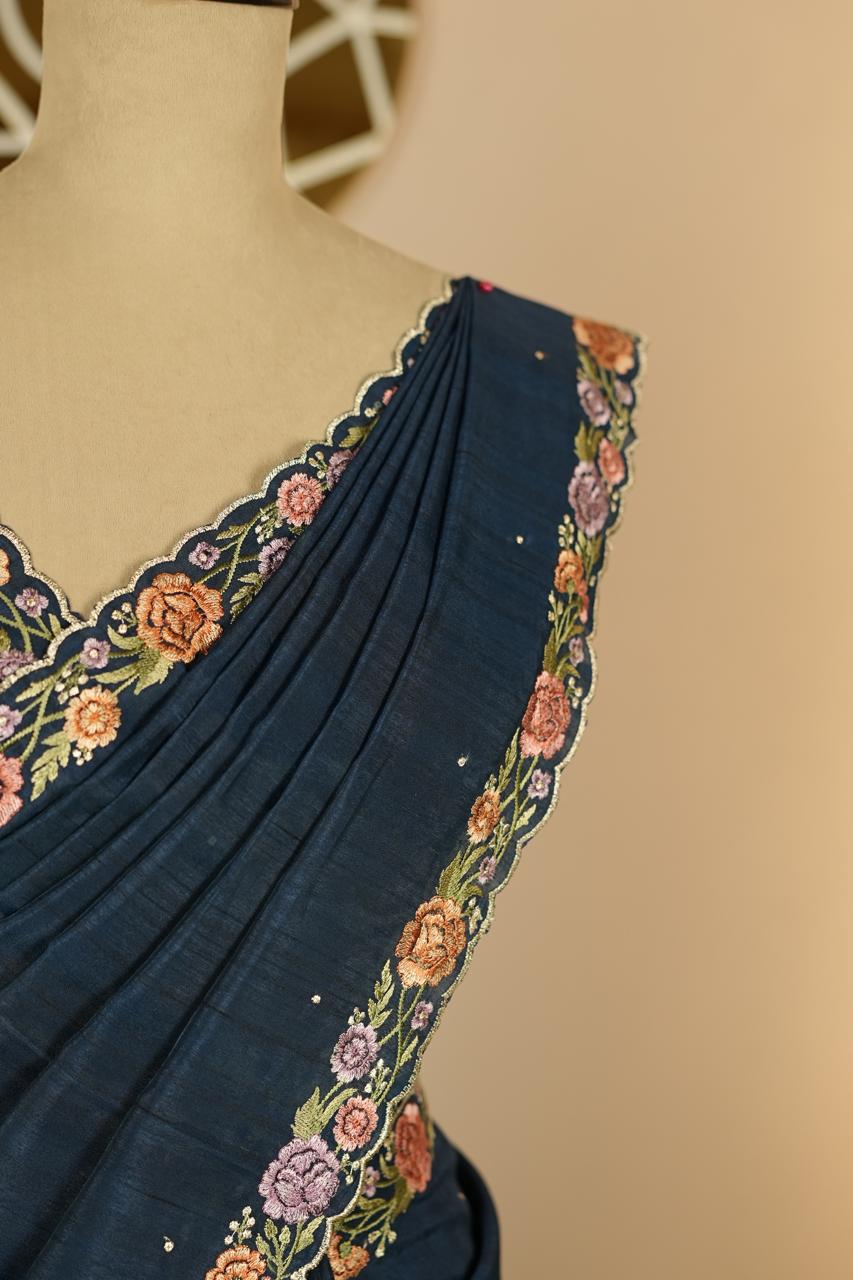SEMI TUSSAR SAREE TSA4845