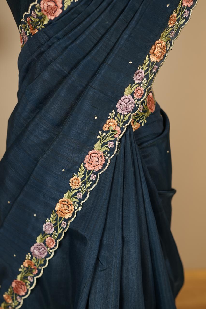 SEMI TUSSAR SAREE TSA4845