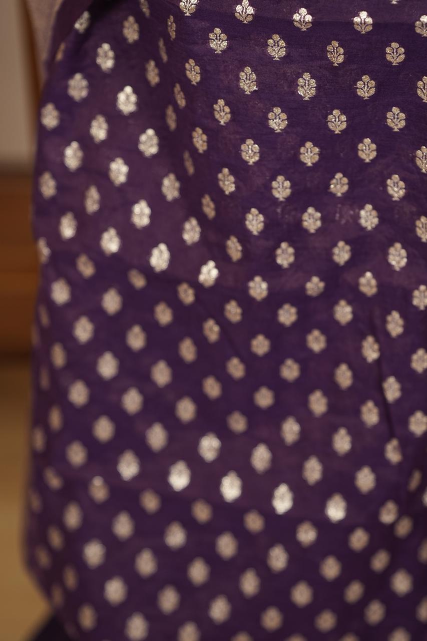 Semi Banarasi Salwar TSS4866