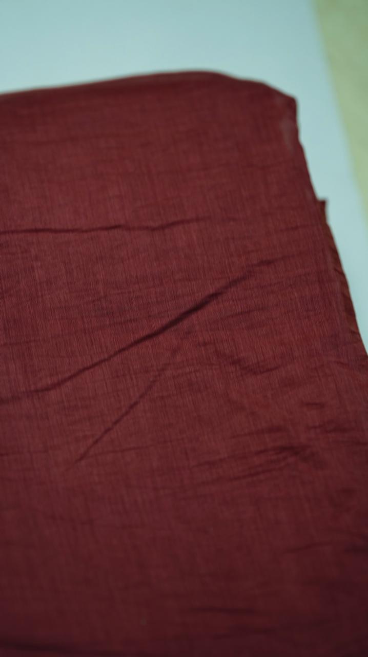 Mul Chanderi Material Plain TRF4923