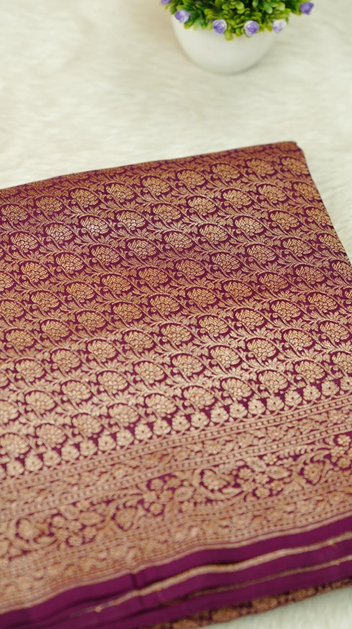 Georgette Banarasi Saree TSA4937