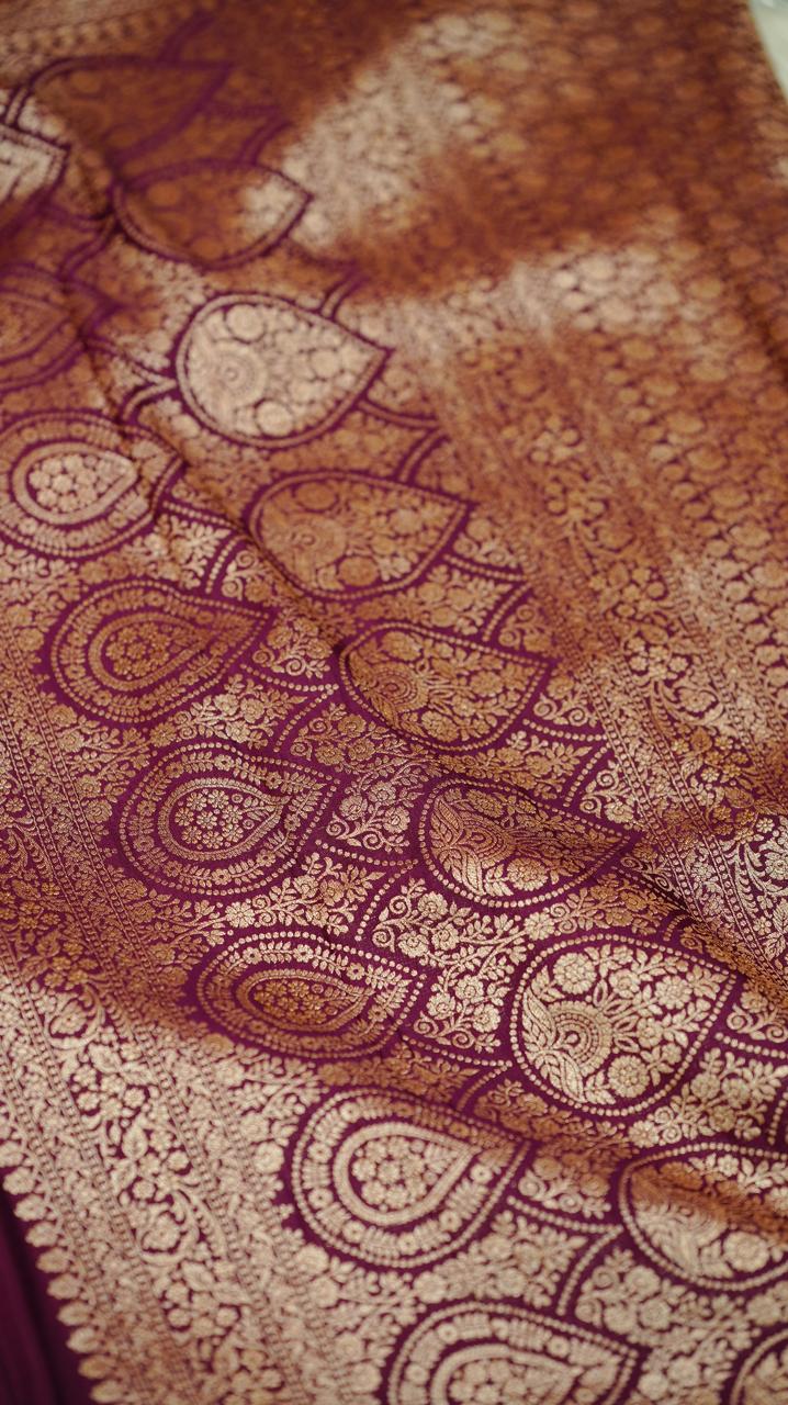Georgette Banarasi Saree TSA4937