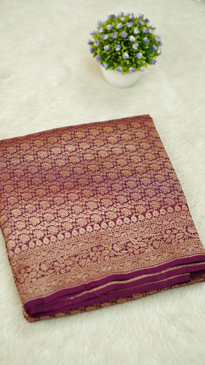 Georgette Banarasi Saree TSA4937