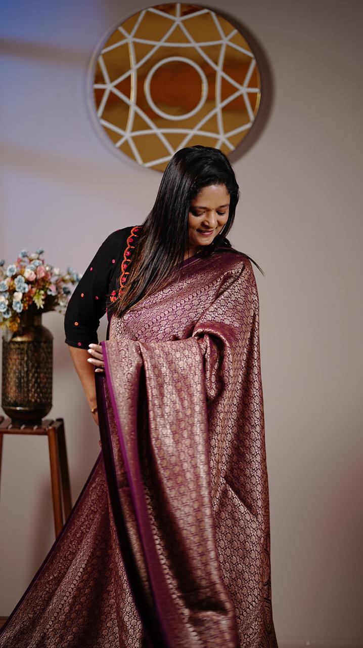 Georgette Banarasi Saree TSA4937