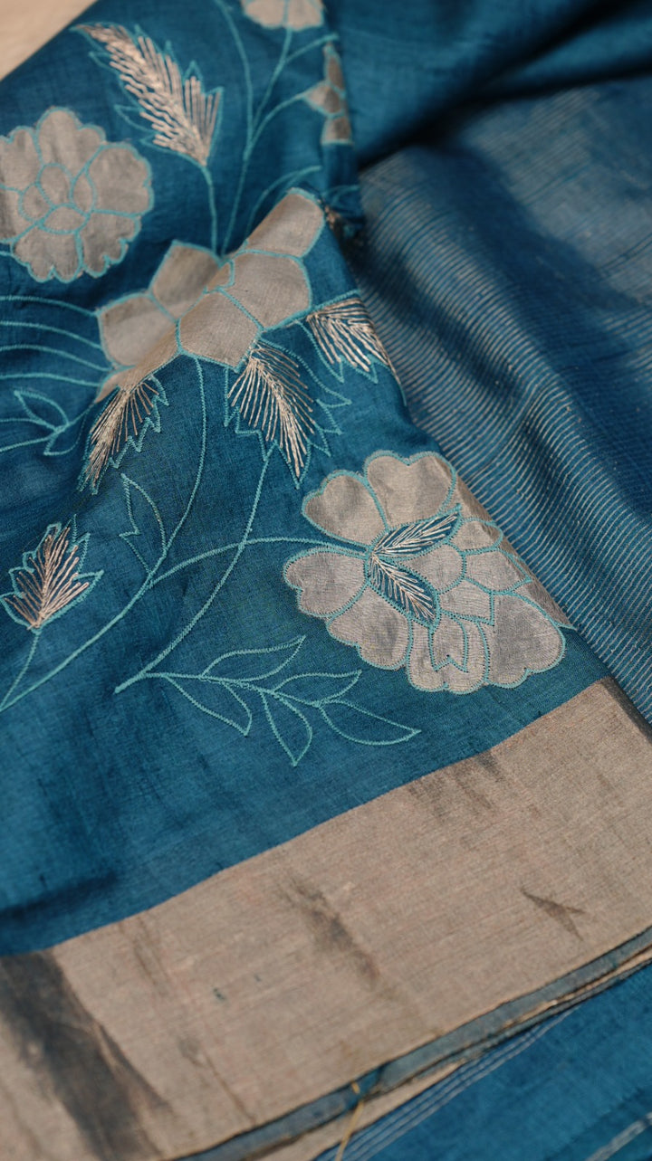 Handloom Tussar Saree TSA4947