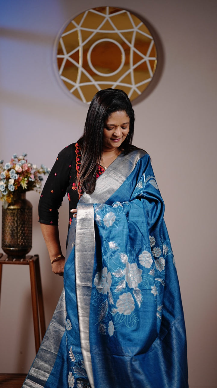 Handloom Tussar Saree TSA4947