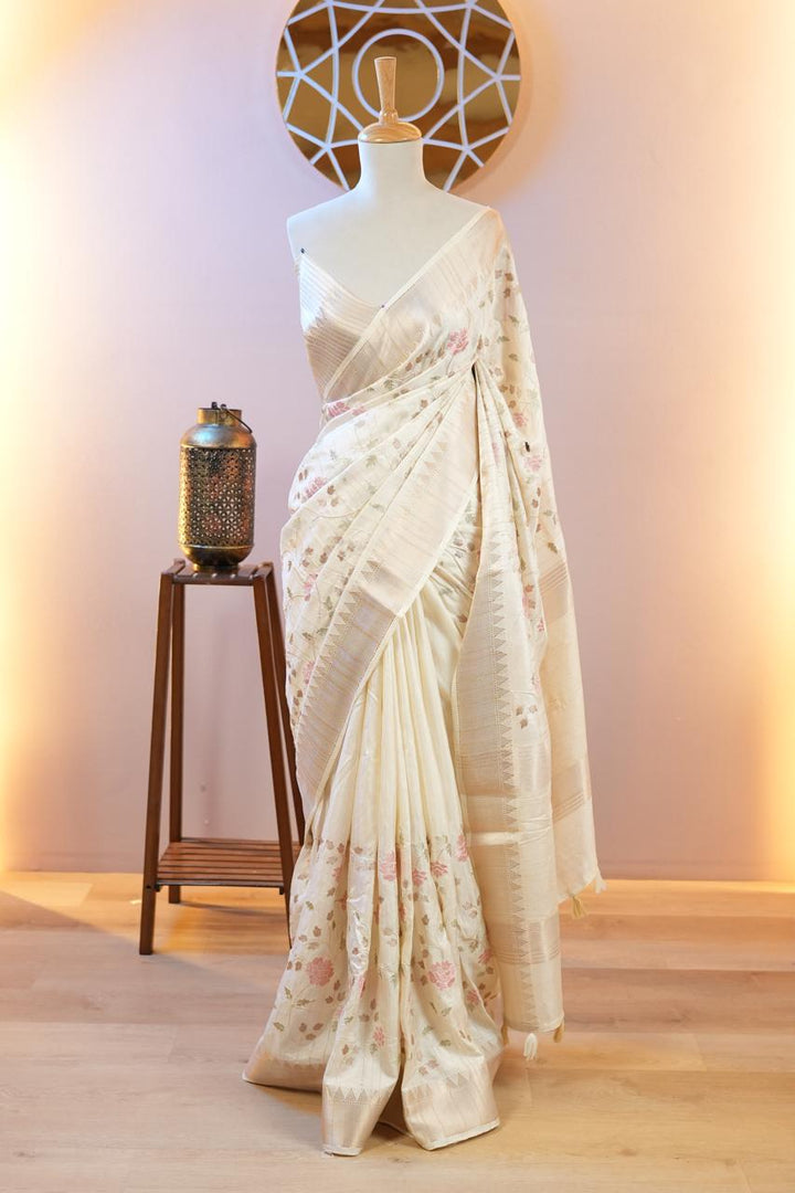 Semi Tussar Saree TSA0510