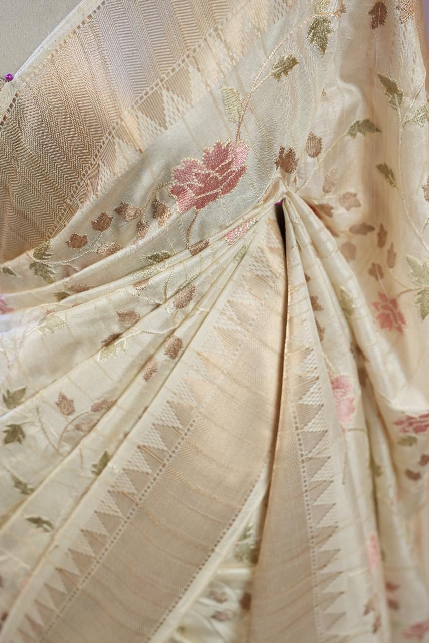 Semi Tussar Saree TSA0510