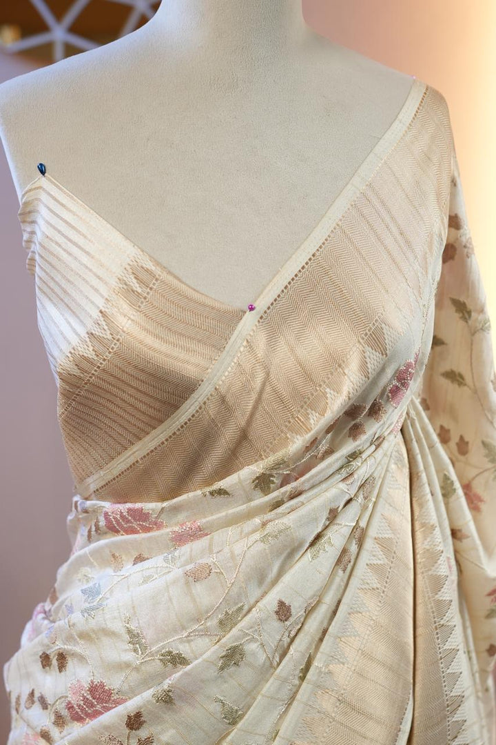 Semi Tussar Saree TSA0510