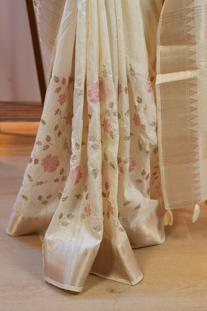 Semi Tussar Saree TSA0510