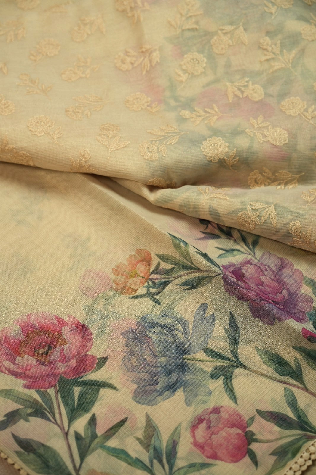 Tissue Net Kota Saree TSA0541