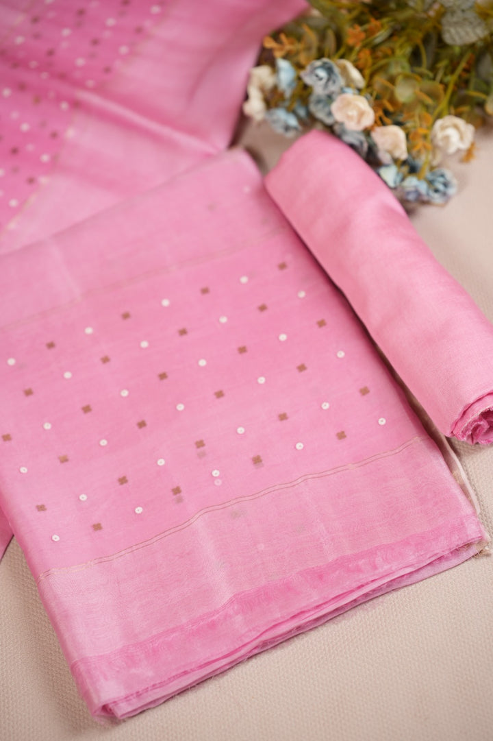 Tussar Salwar TSS5009 Light Pink