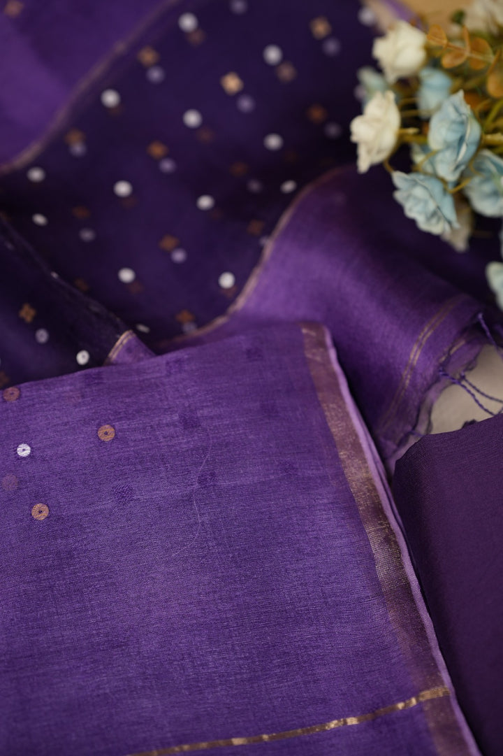 Tussar  Salwar TSS5009 Purple