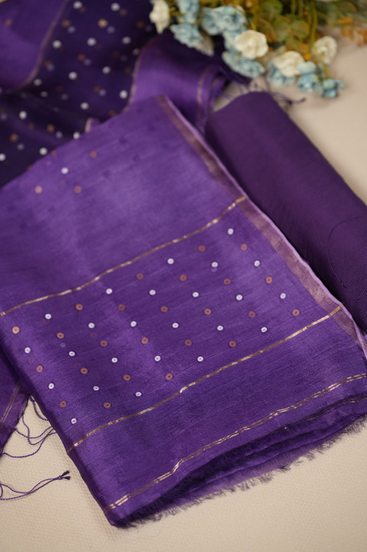 Tussar  Salwar TSS5009 Purple