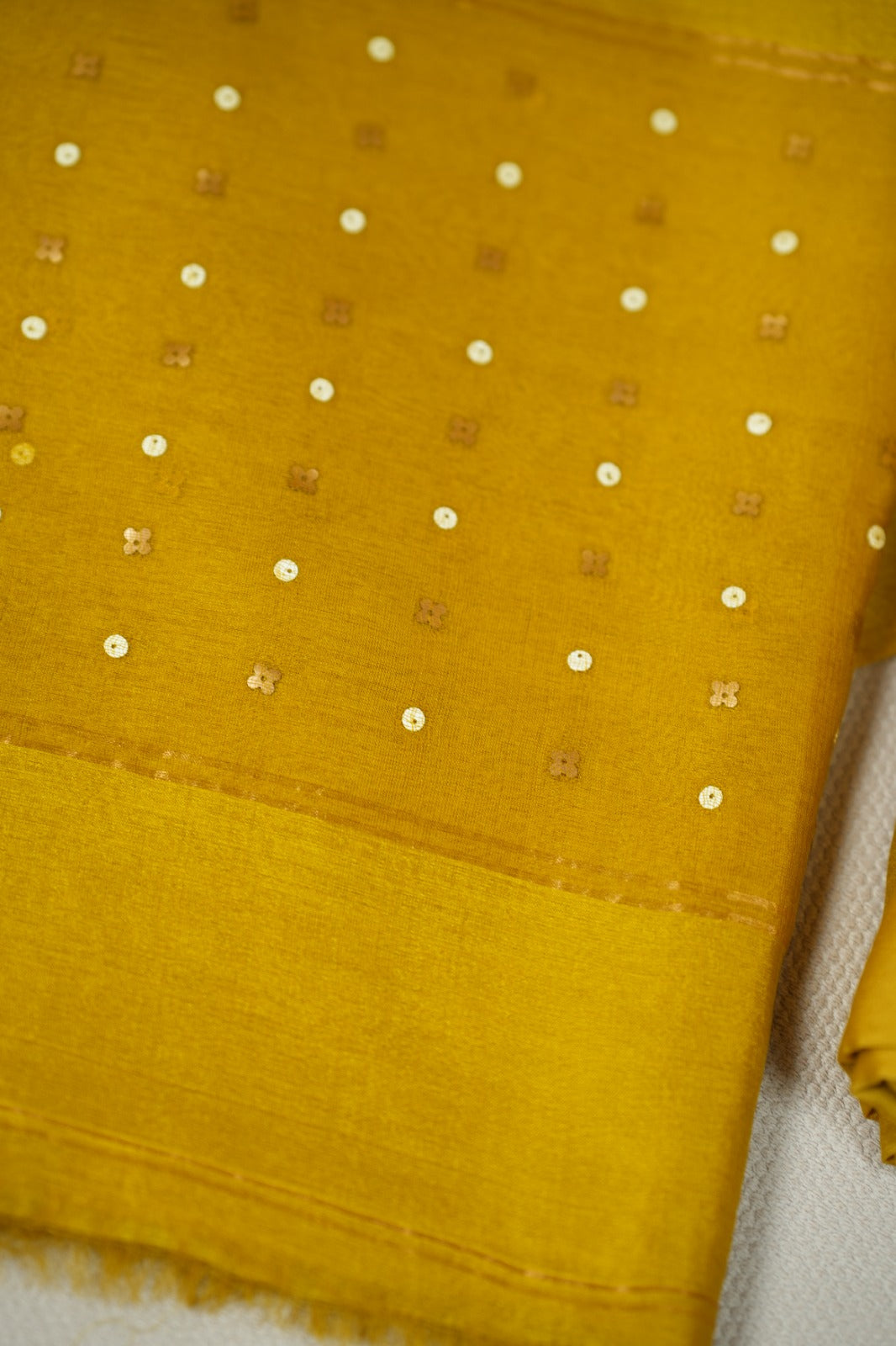Tussar Salwar TSS5009 Yellow