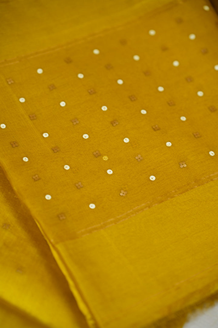 Tussar Salwar TSS5009 Yellow