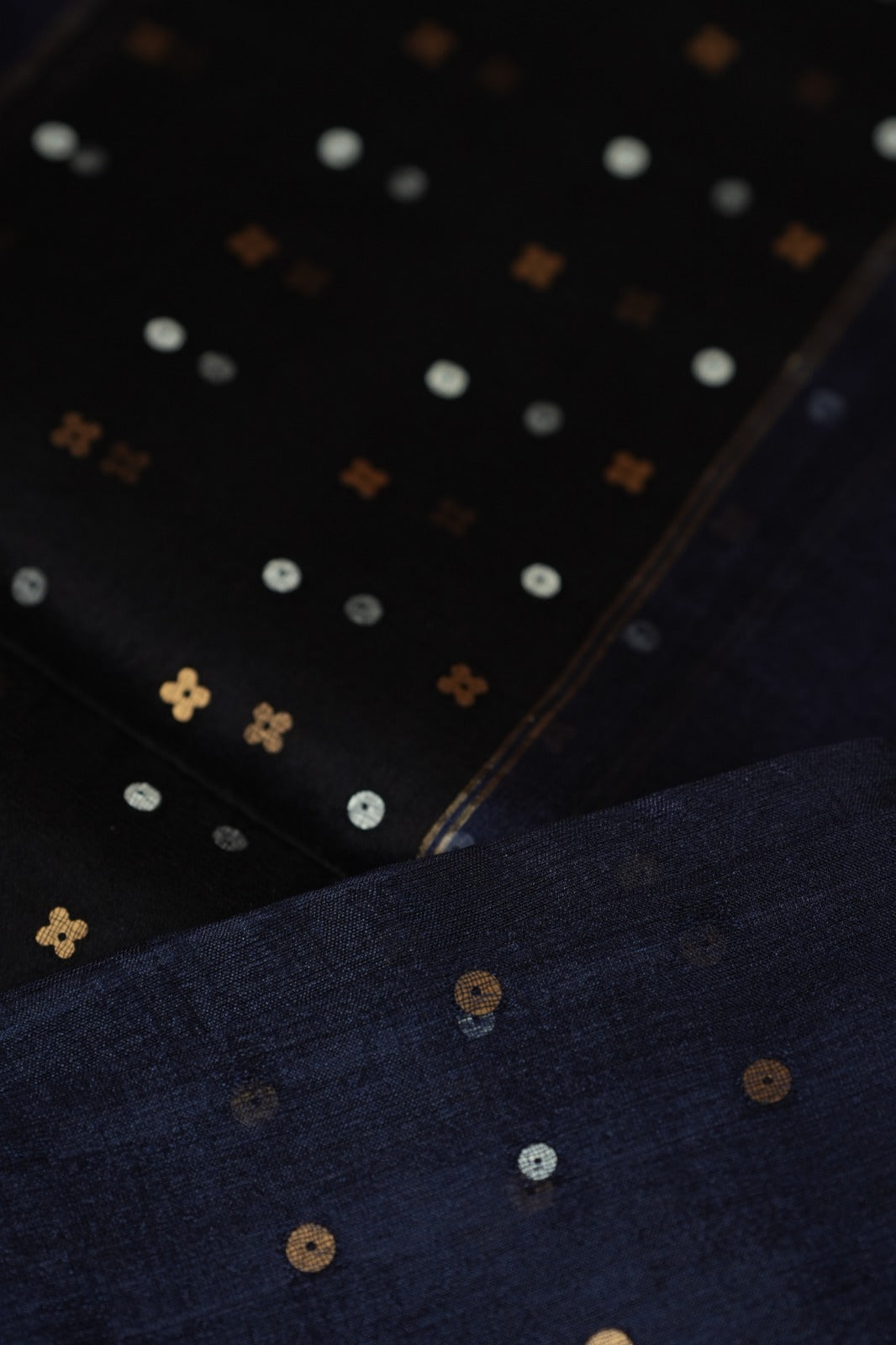 Tussar Salwar TSS5009 Navy Blue