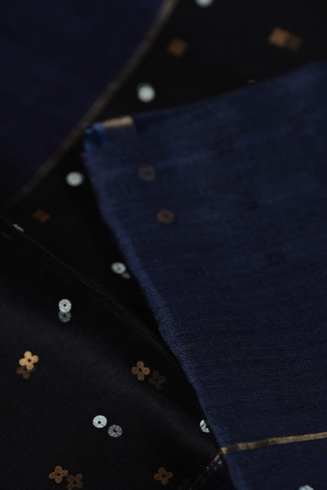 Tussar Salwar TSS5009 Navy Blue