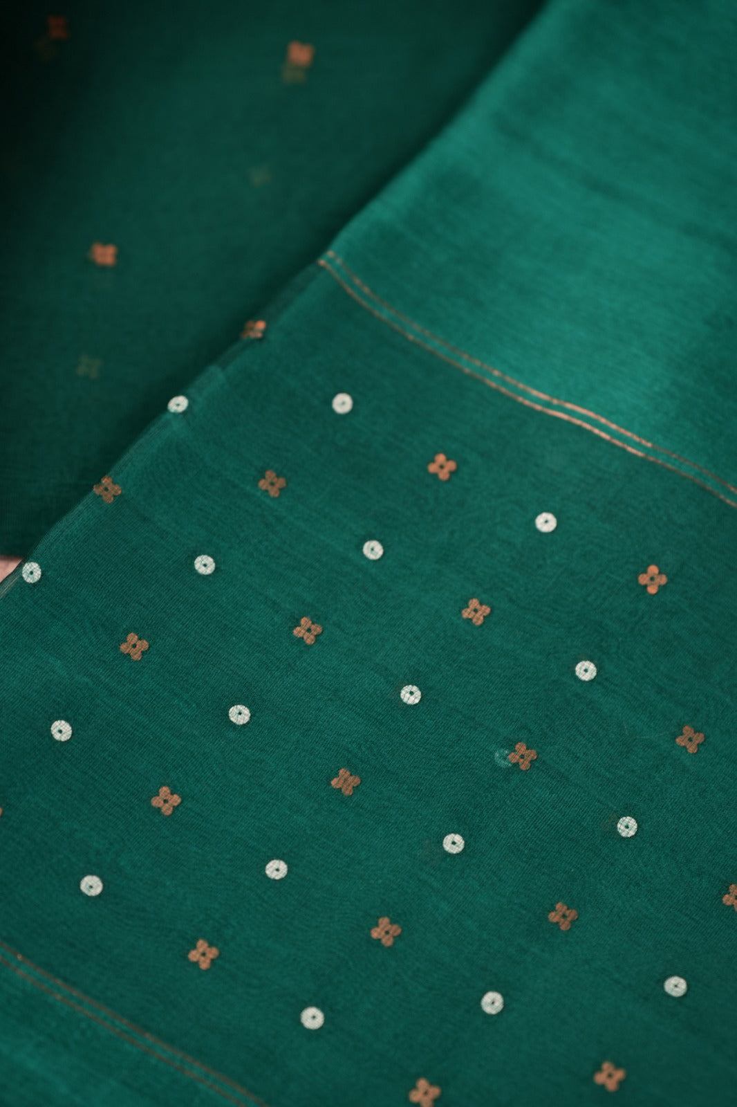 Tussar Silk Salwar TSS5009 Emerald Green