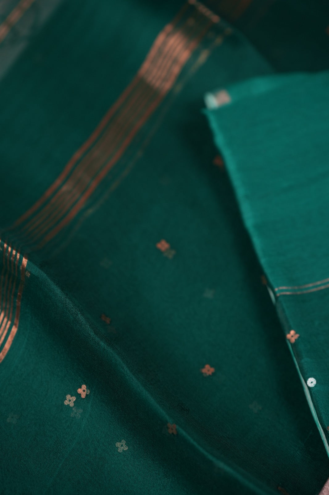 Tussar Silk Salwar TSS5009 Emerald Green