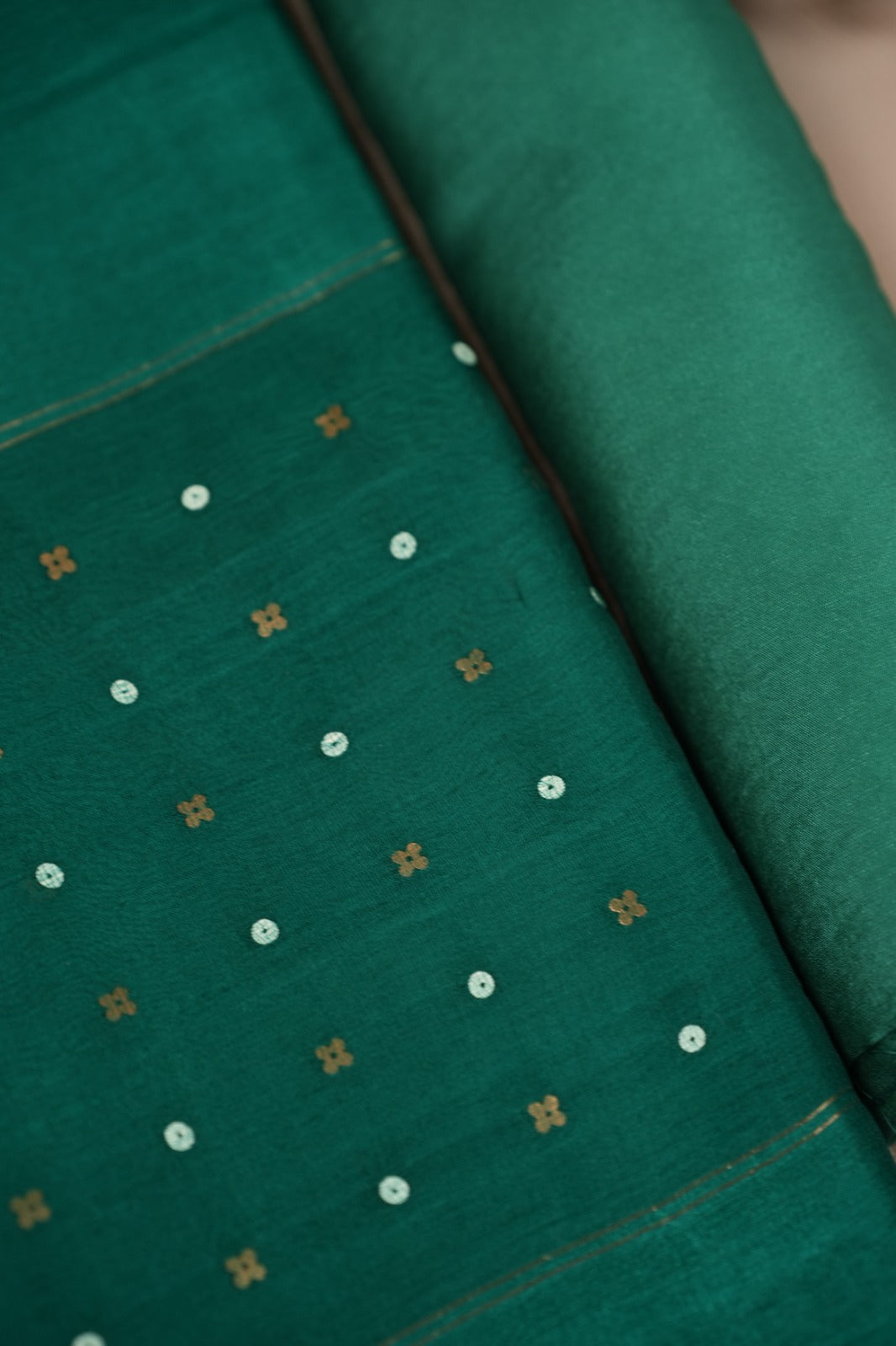 Tussar Silk Salwar TSS5009 Emerald Green