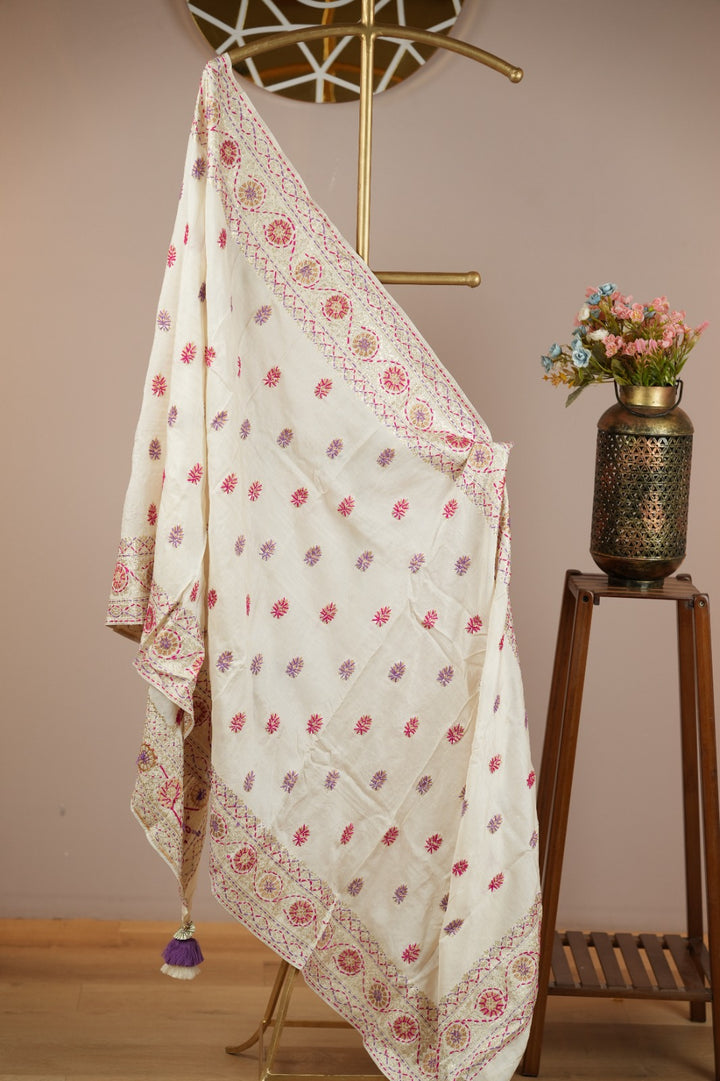Semi Silk Dupatta TDA0557