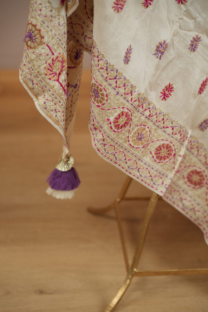 Semi Silk Dupatta TDA0557