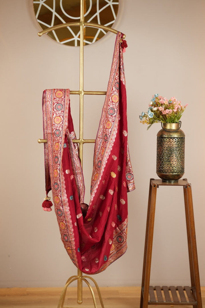 Semi Silk Dupatta TDA0555
