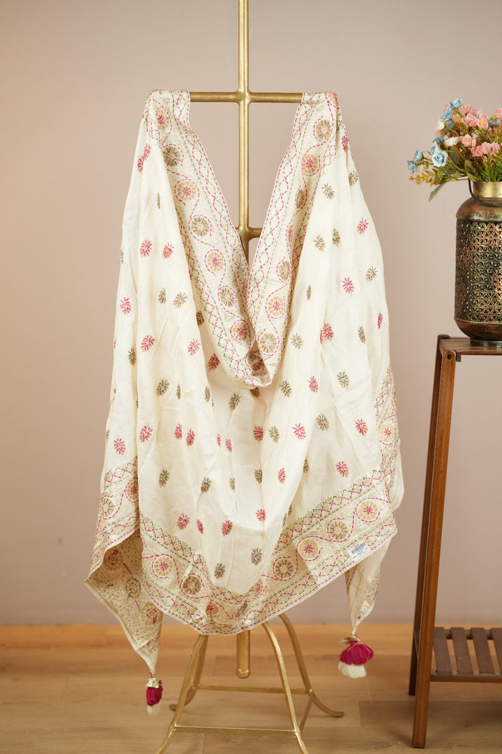 Semi Silk Dupatta TDA0558