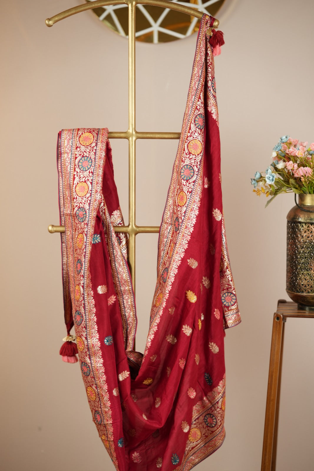 Semi Silk Dupatta TDA0555